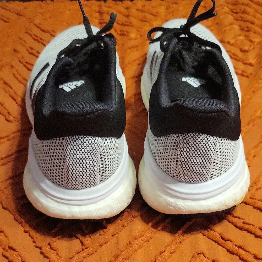 Adidas Solarglide Shoes - Black, Gray, White, with Light Green Accents - Boost - Picture 5 of 11